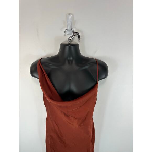 BHLDN August Satin Charmeuse Midi Dress Size US 10 NEW - Picture 10 of 14